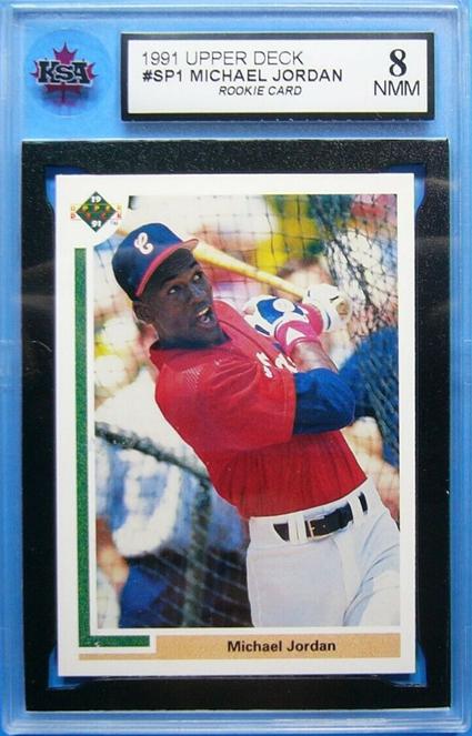 17. 1991 Upper Deck Mlb Baseball Card Michael Jordan Rookie