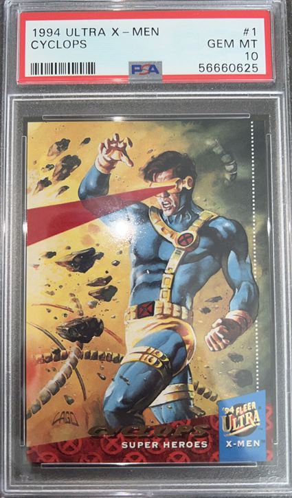 17. 1994 Fleer Ultra X-Men #1 Cyclops Card