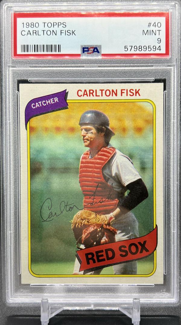18. 1980 Topps Carlton Fisk Card