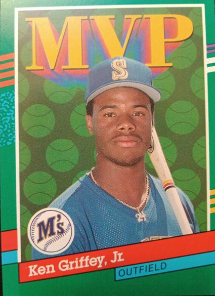 18. 1991 Donruss Ken Griffey Jr. MVP baseball card