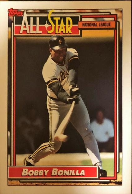 18. Bobby Bonilla Topps 1992 All-Star Baseball Card