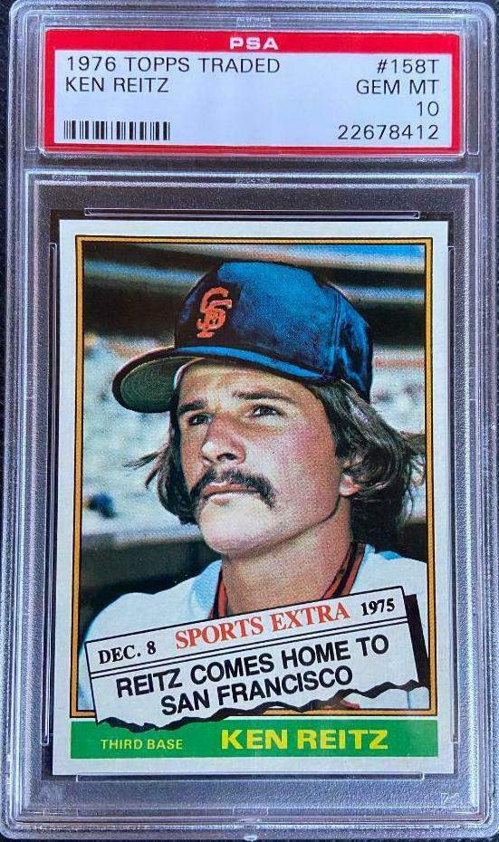 19. 1976 Topps Traded Ken Reitz Baseball Card