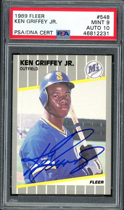2. 1989 Fleer Rookie Baseball Card Ken Griffey Jr.
