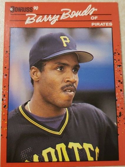 2. 1989 Leaf Baseball Card Barry Bonds Error Card