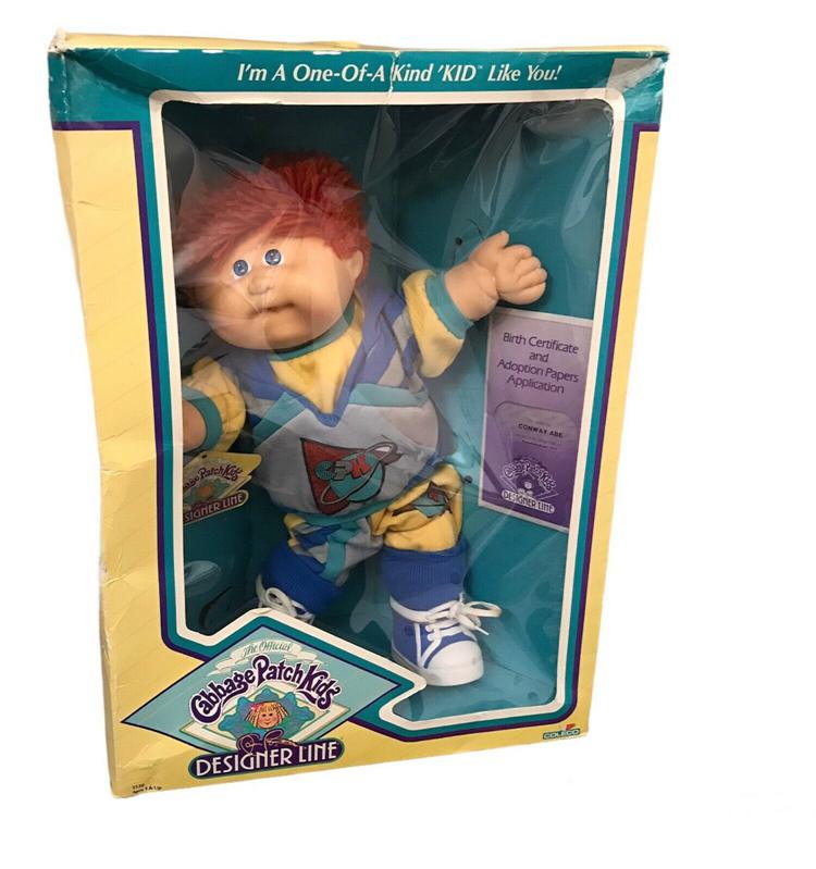 2. Coleco Cabbage Patch Kid Red Hair