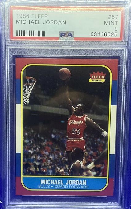 20. 1986 Fleer Basketball Michael Jordan Rookie