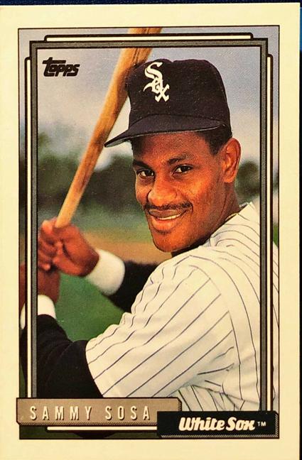 22. 1992 Topps Gold Sammy Sosa Chicago White Sox