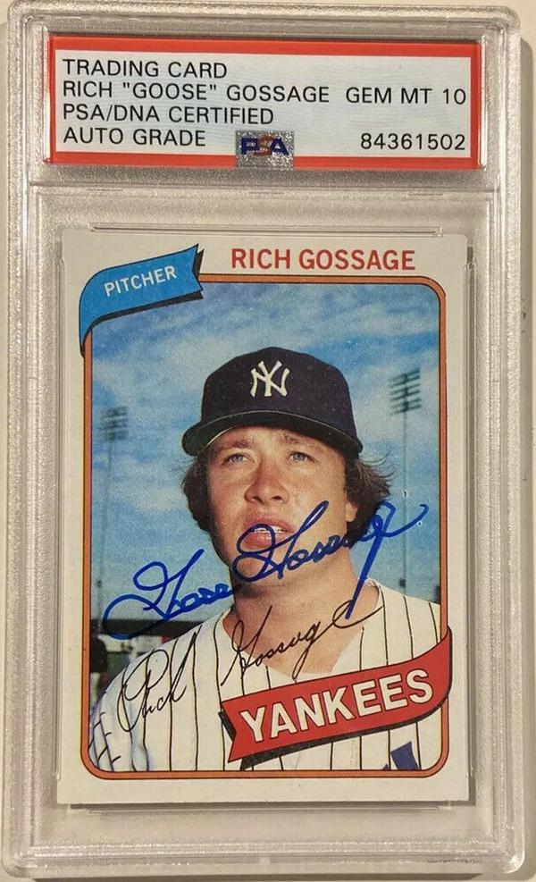 24. 1980 Topps Rich “Goose” Gossage Card