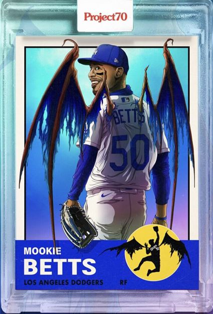 24. Mookie “The 50s” Betts by Alex Pardee 2021 Topps Project
