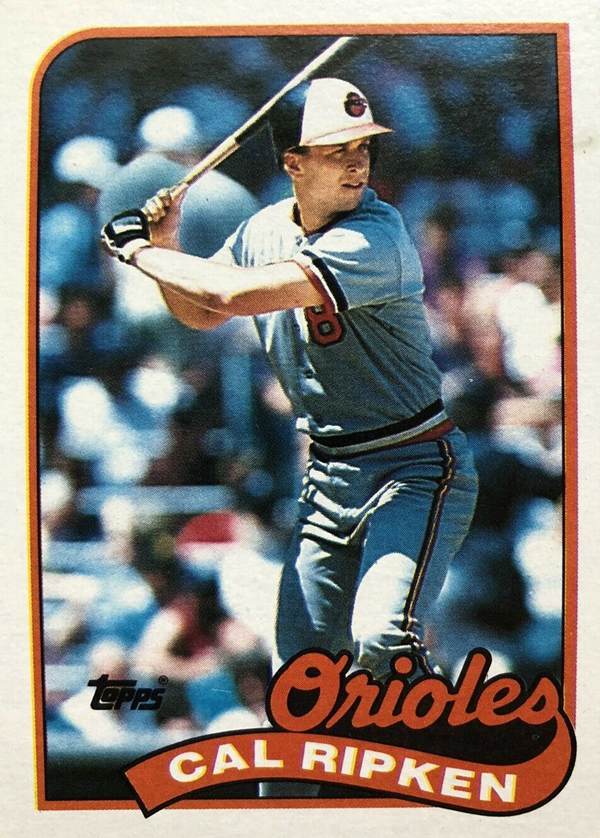 26. 1989 Topps Cal Ripken Baltimore Orioles Card