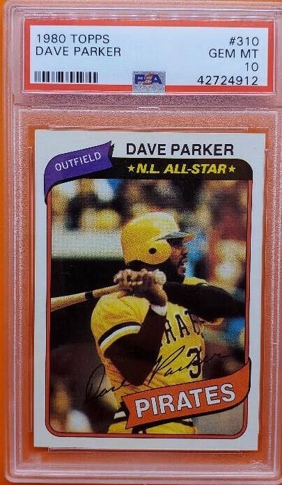 27. 1980 Topps Dave Parker Card
