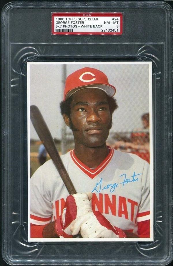 29. 1980 Topps Superstar George Foster Card