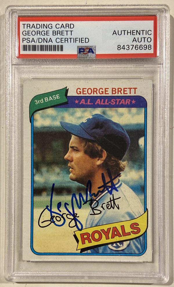 3. 1980 Topps George Brett Card