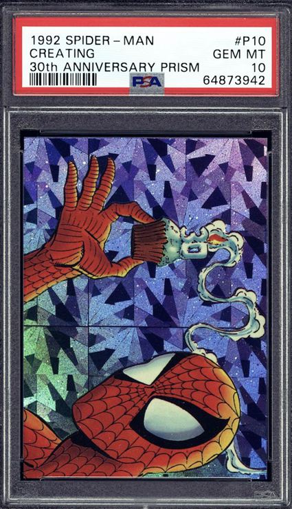 3. 1992 Spider-Man 30th Anniversary Cracked Ice Spider-Man  