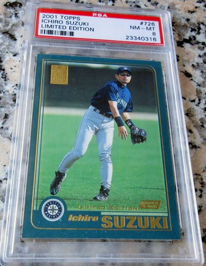 3. Ichiro Suzuki 2001 Topps Limited Edition Rookie Card