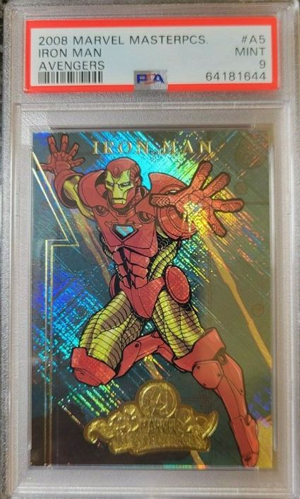4. 2008 Marvel Masterpieces Iron Man Avengers Card