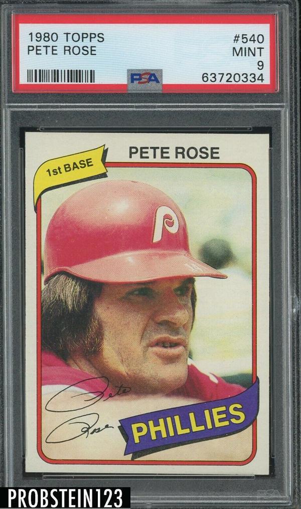 6. 1980 Topps Pete Rose Card
