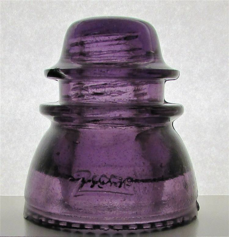 6. Purple Zicme CD 154 Glass Insulator