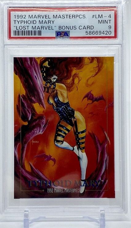 6. Typhoid Mary 1992 Marvel Masterpieces Lost Marvel Bonus Card  