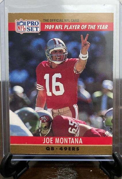 8. 1989 Joe Montana NFL Player Of The Year