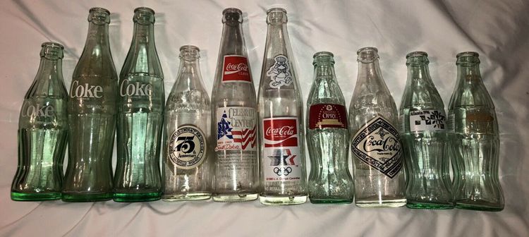 8. Antique Rare Coca Cola Bottle Collection Commemorative Olympics Ryman