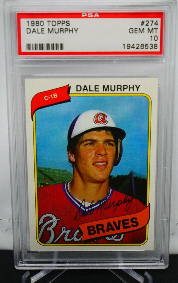 9. 1980 Topps Dale Murphy Card