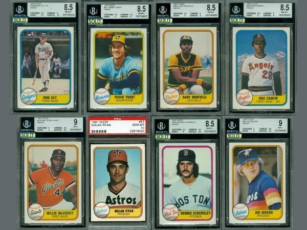 Most Valuable 1981 Fleer Baseball Cards