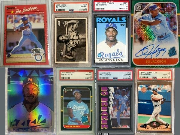 19 Most Valuable Bo Jackson Baseball Cards Sold