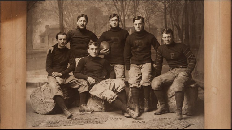 The first football card