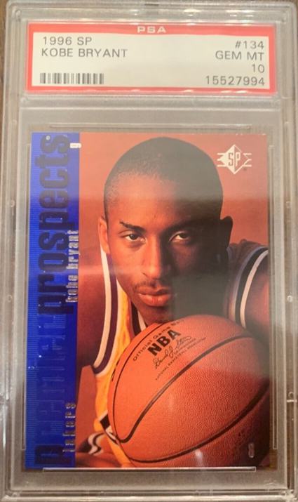 10. 1996-97 Kobe Bryant Lakers Rookie Card