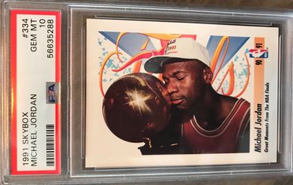 13. 1991 Skybox Michael Jordan Basketball Card