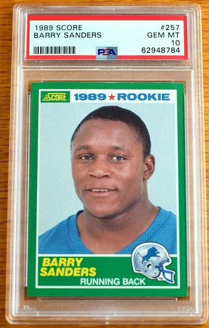 15. 1989 Score Barry Sanders Rookie Card