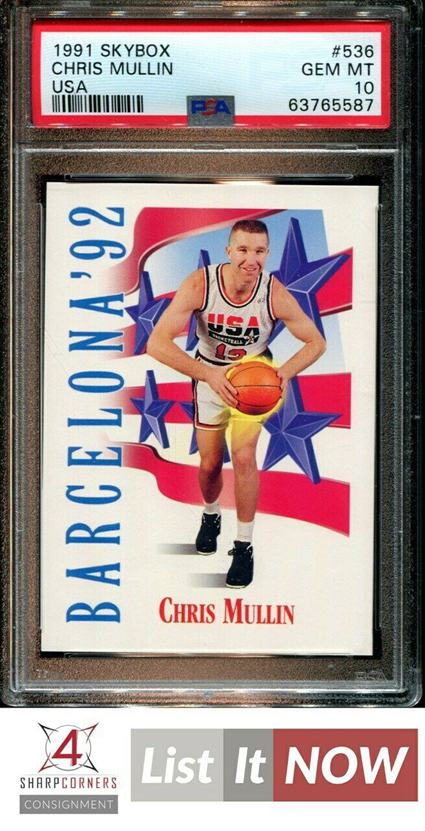 16. 1991 Skybox Chris Mullin USA Basketball Card