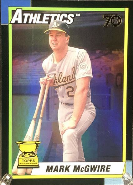 16. Topps All-Star Rookie Cup Mark McGwire Black Parallel Image Variation