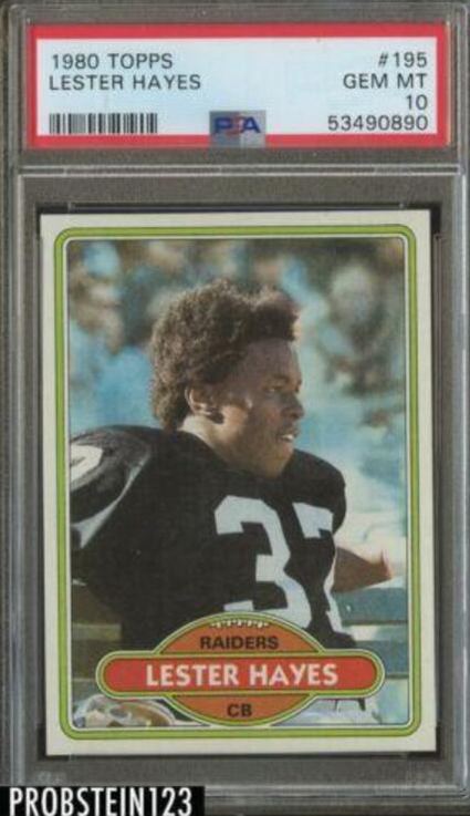 2. 1980 Topps Lester Hayes Card
