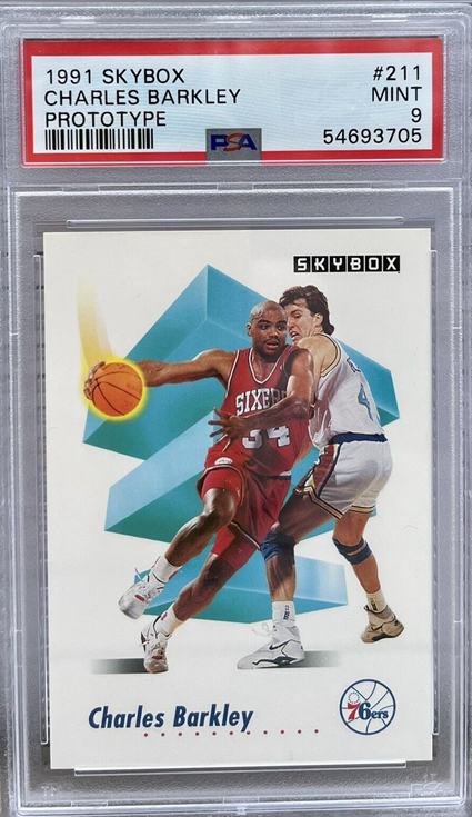 2. 1991 Skybox Charles Barkley Prototype Basketball Card