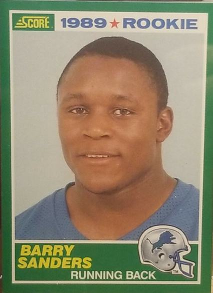 2. Barry Sanders Rookie Card
