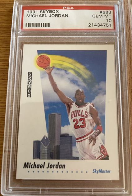 22. 1991 Skybox Michael Jordan Chicago Bulls Basketball Card