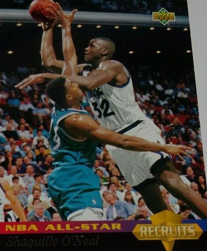23. 1992-1993 Upper Deck Shaquille Shaq O'Neal NBA All-Star Recruits  