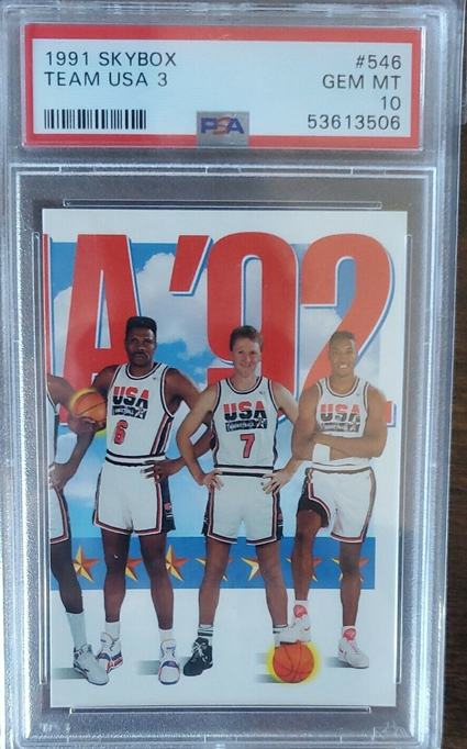 25. 1991 Skybox Team USA 3 Basketball Card