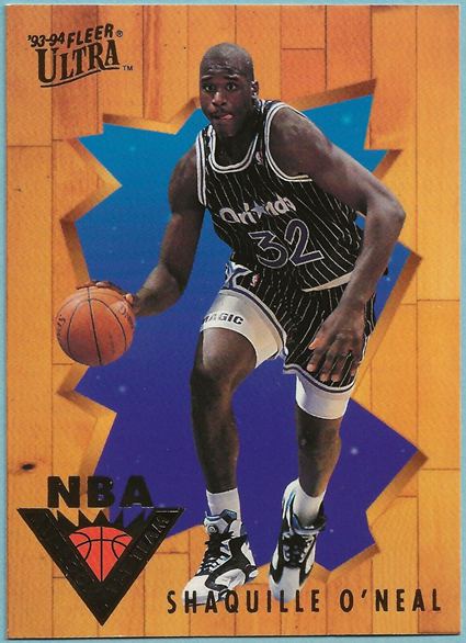 27. Shaq-94 Fleer Ultra All-Rookie Shaquille O'neal 2nd Year