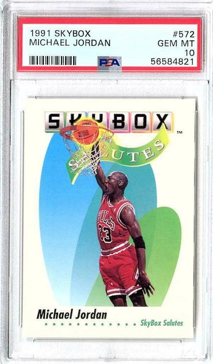 28. 1991 Skybox Michael Jordan Basketball Card