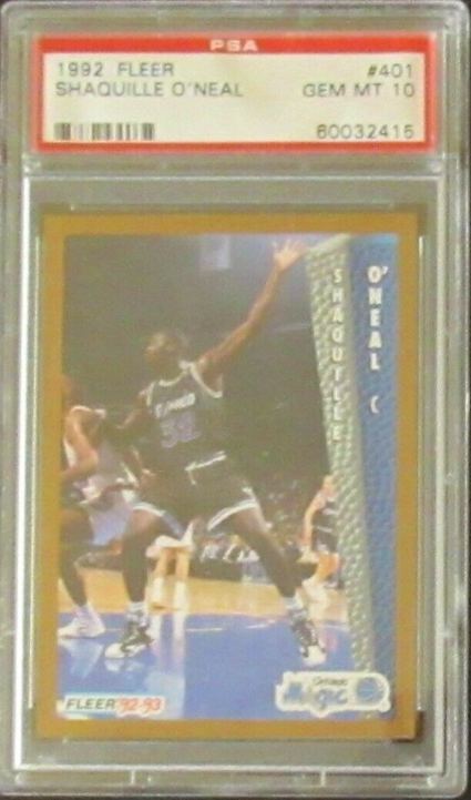 6. 1992-93 Fleer Shaquille O'Neal Rookie Card