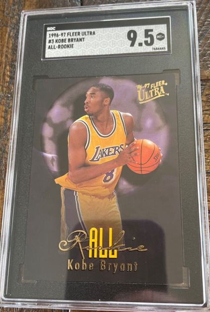 6. 1996-97 Fleer Ultra Kobe Bryant All-Rookie Card