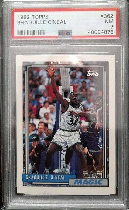 9. 1992-93 Topps Shaquille O'neal Shaq Rookie Card Rc
