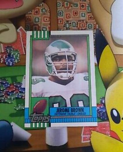 9. Jerome Brown Topps card