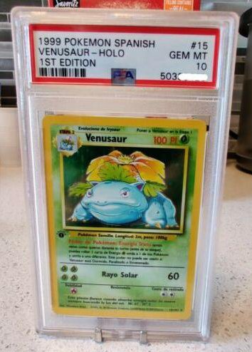 1999 Pokemon Base Set Venusaur 1st Edition