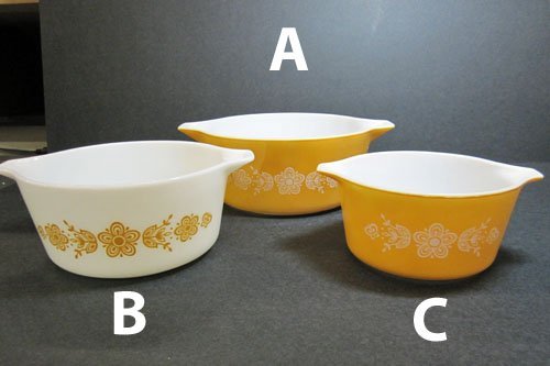 3 Pyrex Casserole Dishes