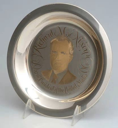 9. Richard Nixon Plate