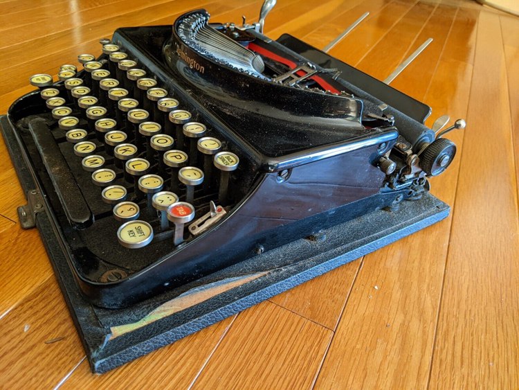 Antique Unusual Keyboard Remington No.3 Typewriter